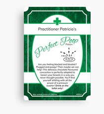 Practitioner Patricia's Perfect Poop Potion Canvas Print