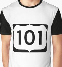 US Highway Route 101 Graphic T-Shirt