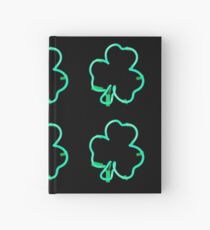 Neon Irish Shamrock Hardcover Journal