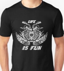 Life Behind Bars - Funny Motorcycle Quote Unisex T-Shirt