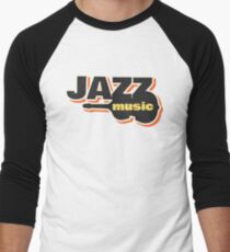 Jazz music 010 Men's Baseball ¾ T-Shirt