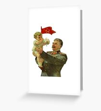 stalin Greeting Card