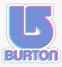 Burton Snowboards Logo 3D Sticker