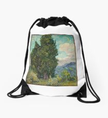 Cypresses Drawstring Bag