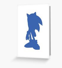 Sonic the hedgehog Greeting Card