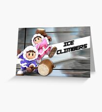 Super Smash Bros Ultimate - Ice Climers Posters Greeting Card