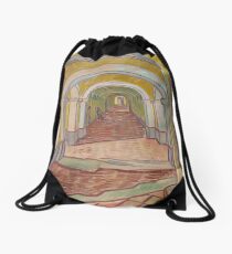 Corridor in the Asylum Drawstring Bag