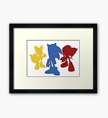 Sonic Team Framed Print