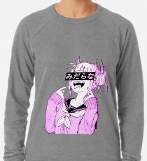 LEWD (ROSE) - Esthétique anime japonais triste Sweatshirt léger