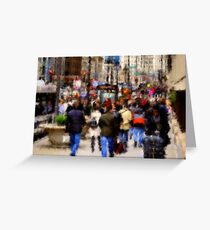 Impressions of Michigan Avenue Greeting Card