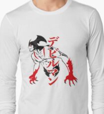 Devilman Stencil Long Sleeve T-Shirt