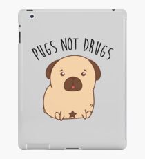 Pugs Not Drugs iPad Case/Skin