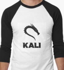 Kali Linux logo Men's Baseball ¾ T-Shirt