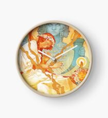 HD. The Slav Epic (1928), Alphonse Mucha Art Nouveau - High Definition Clock