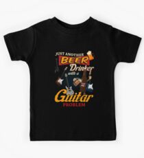 Just Another Beer Drinker With A Guitar Problem Kids Tee