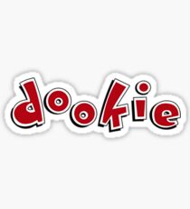 Black Green Day Dookie Design Sticker