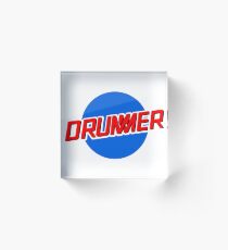 DRUMMER Meatball Logo Acrylic Block