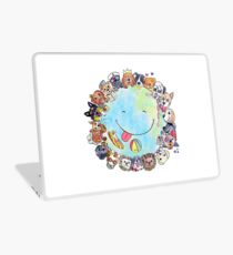Happy Dog Planet - Choose your Furrsonality Laptop Skin