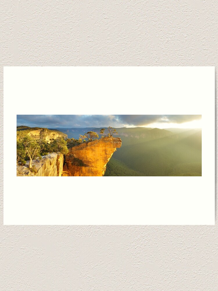 Alternate view of Hanging Rock, Blue Mountains, Australia Art Print