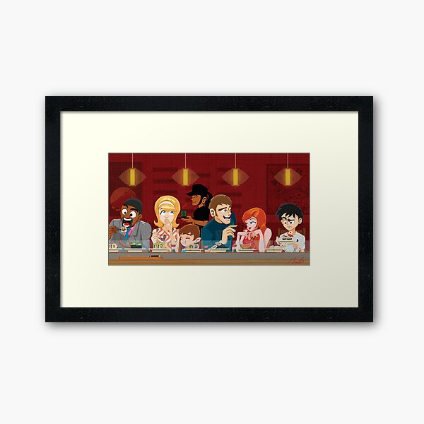 SUSHI Framed Art Print