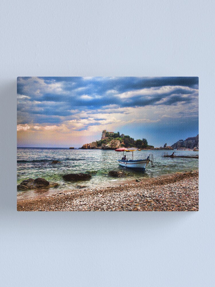 Alternate view of Isola Bella, Taormina, Sicily Canvas Print