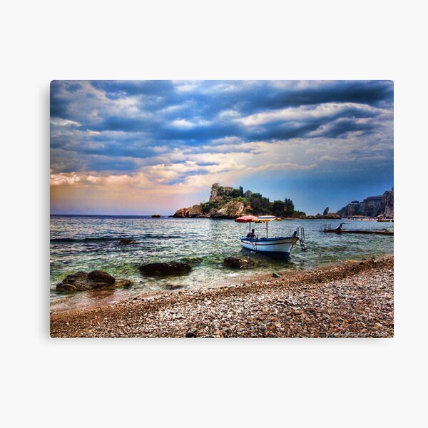 Isola Bella, Taormina, Sicily Canvas Print