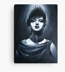 Monocromatic Queen Canvas Print