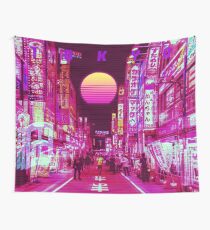 Tela decorativa tokyo vaporwave