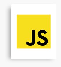 JavaScript Official Logo (Yellow) Canvas Print