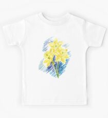 DAFFODIL SKETCH Kids Tee
