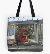 Lion in the house Tote Bag
