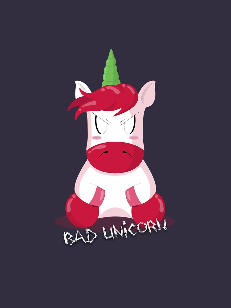 "Einhorn Böse / bad unicorn" T-Shirt von ronman1 | Redbubble