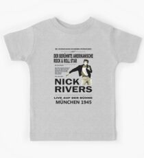 Top Secret - Nick Rivers Concert Poster Kids Tee