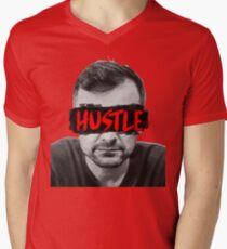 HUSTLE Men's V-Neck T-Shirt