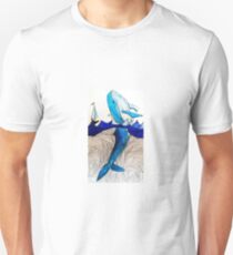 Jumping whale Unisex T-Shirt
