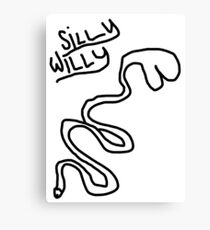 Silly Willy Canvas Print