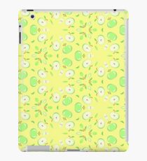 vector apples fruit seamless colorful repeat pattern iPad Case/Skin