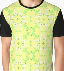 yellow vector apples seamless colorful repeat pattern Graphic T-Shirt