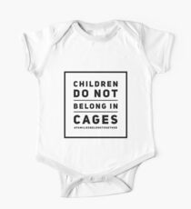 Children Do Not Belong In Cages Short Sleeve Baby One-Piece