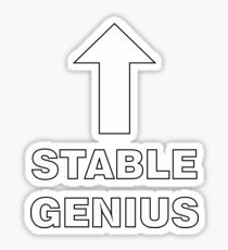 Arrow: Stable Genius Sticker