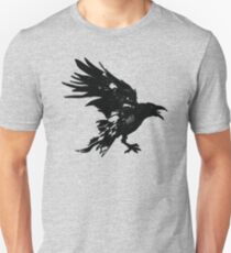 Nevermore Black Raven By Rafi Perez Slim Fit T-Shirt