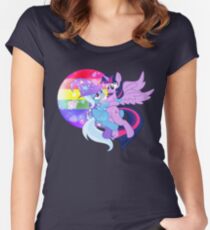 Love Takes Flight Women's Fitted Scoop T-Shirt