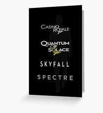 Bond, James Bond Greeting Card