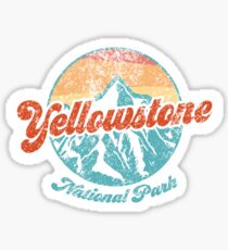 Yellowstone National Park Sticker Sticker