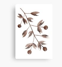 Brown Berries (vertical) Canvas Print