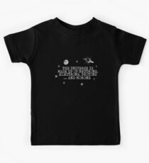 Funny Science Universe Neutrons Electrons Protons Morons Kids Tee