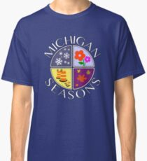 Michigan Seasons, full-color version Classic T-Shirt