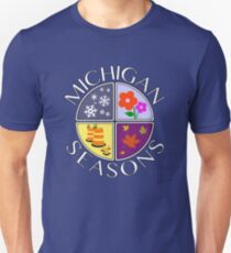 Michigan Seasons, full-color version Unisex T-Shirt