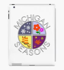 Michigan Seasons, full-color version iPad Case/Skin