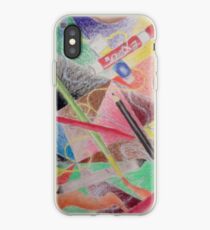 Art Supplies In Action iPhone Case